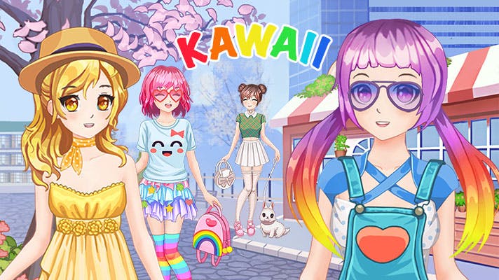 Anime Kawaii Dress Up 🕹️ Jogue no CrazyGames